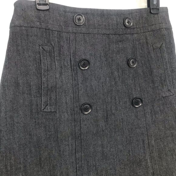 Sandro Sportswear Blue Sailor Button A Line Mini Skirt - Picture 3 of 13